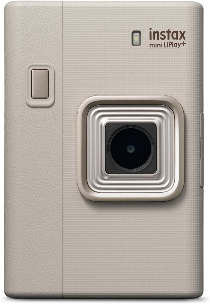 Hybrid Instant Camera Photo Printer LCD Screen Bluetooth Beige