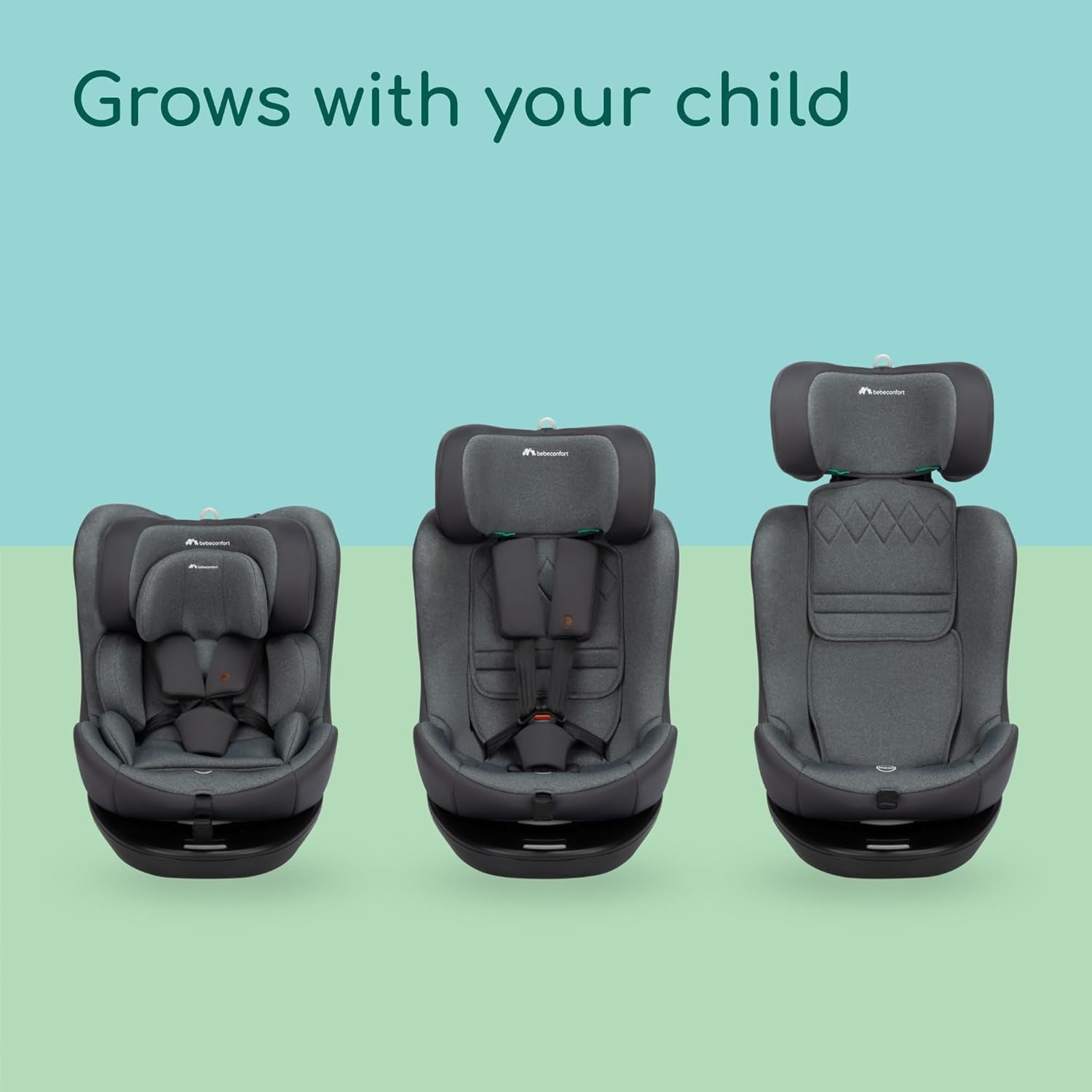 360 Swivel i-Size Car Seat ISOFIX 0–12 Years 40–150cm Rear  Forward