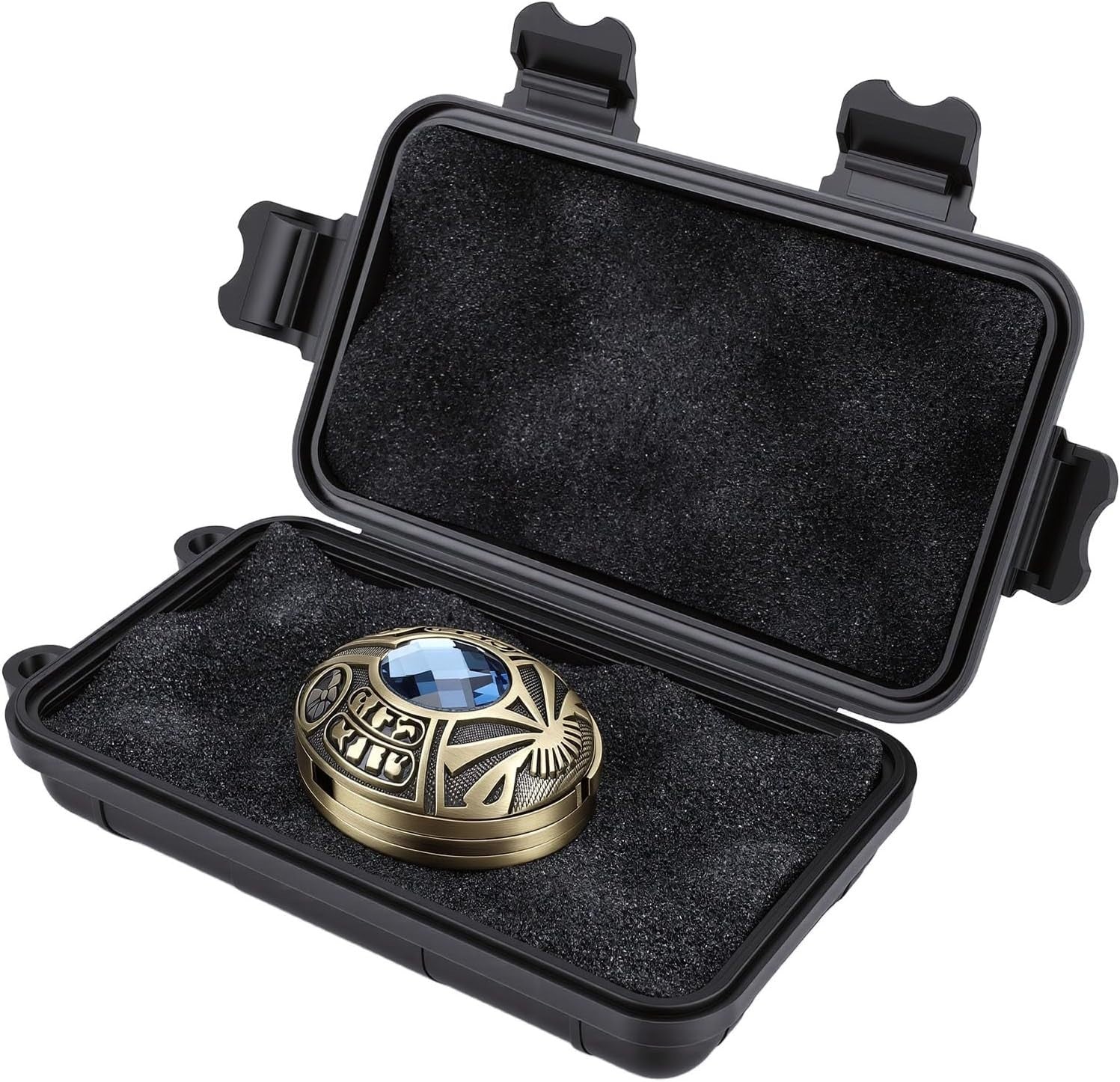 Metal Fidget Slider Zinc Alloy Gemstone Stress Relief ADHD Desk Toy