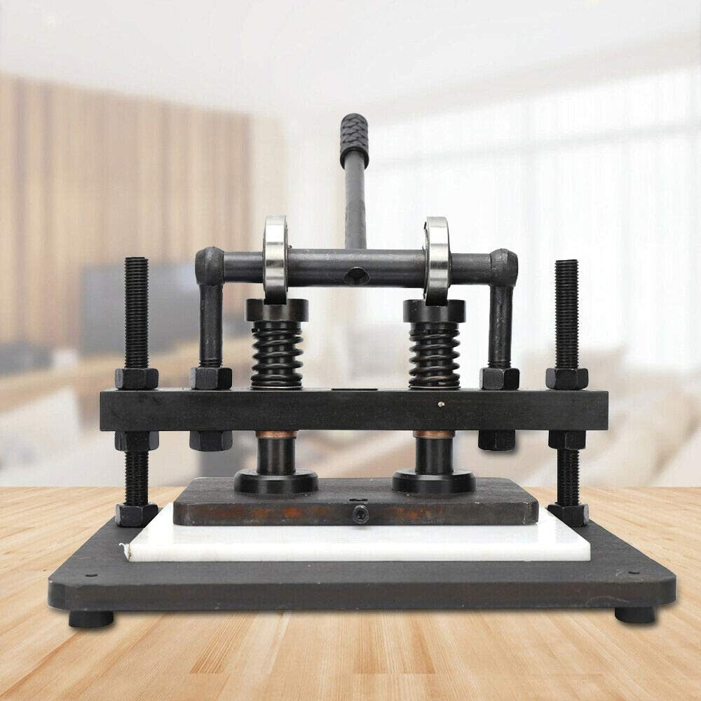 Heavy Duty Leather Cutting Machine Manual Die Cutter Press 38x31cm