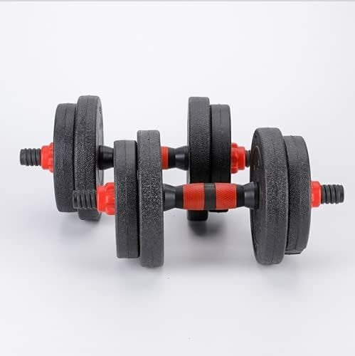 10KG Adjustable Dumbbell Barbell Set Pair Home Gym Fitness Weights