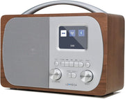 Portable DAB+ FM Radio Bluetooth Alarm Clock Mains & Battery