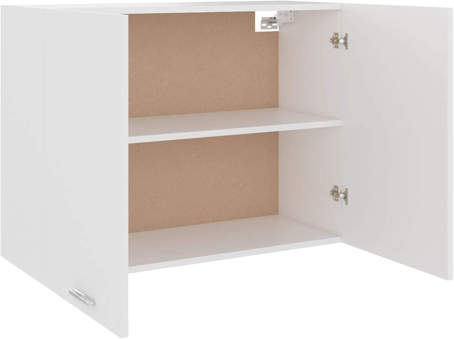 Wall Kitchen Cabinet Storage Unit White 80x31x60cm | 2 Door Shelf Cupboard