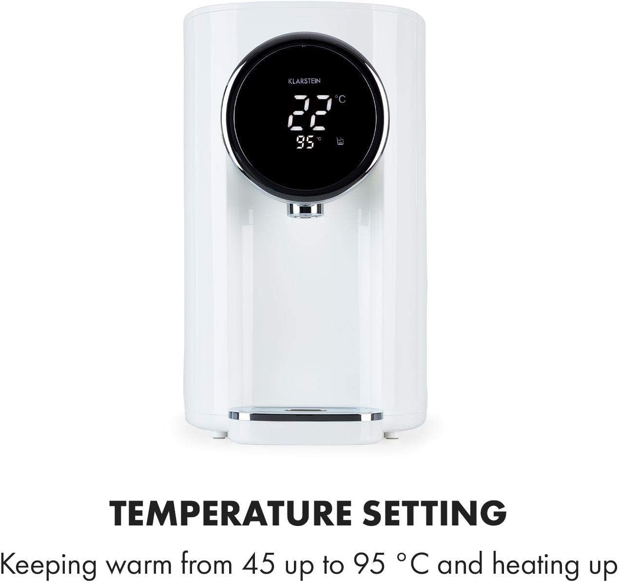 Instant Hot Water Dispenser 5L LCD Touch Control Stainless Steel Safe