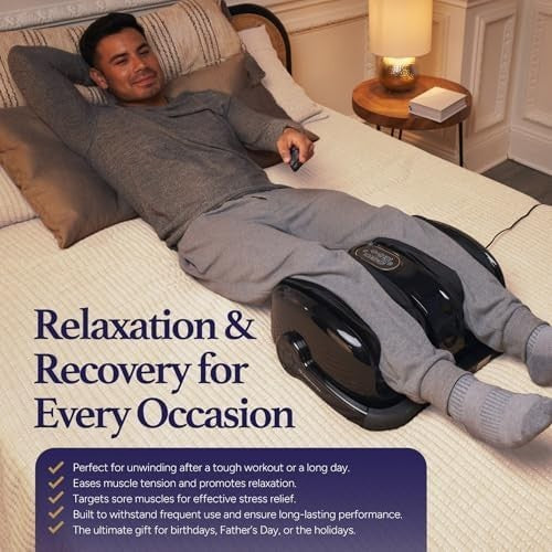 Shiatsu Foot Massager with Heat Deep Kneading Circulation Pain Relief