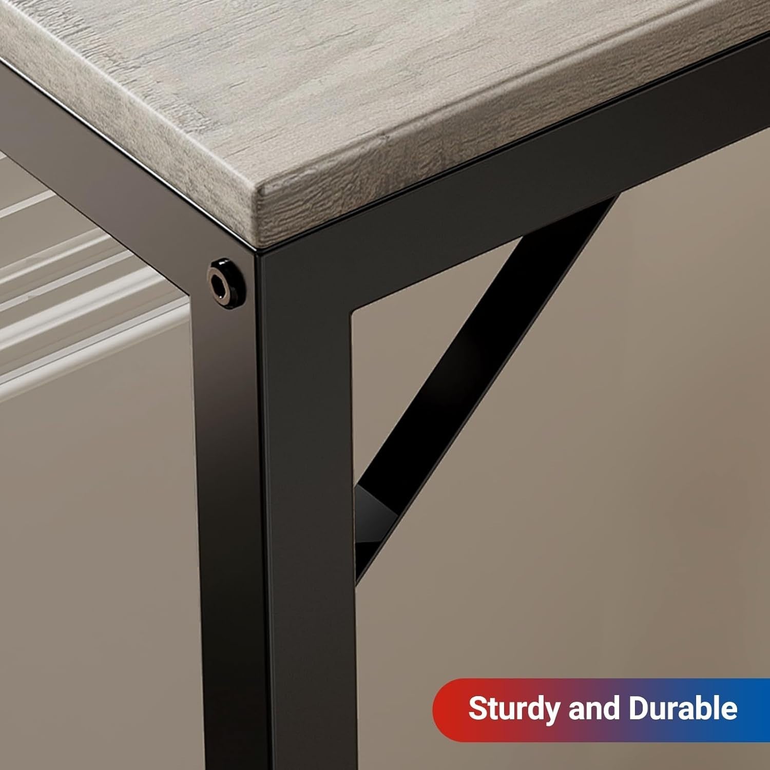 Narrow Console Table with USB-C Charging Station, Compact 100x23x80cm
