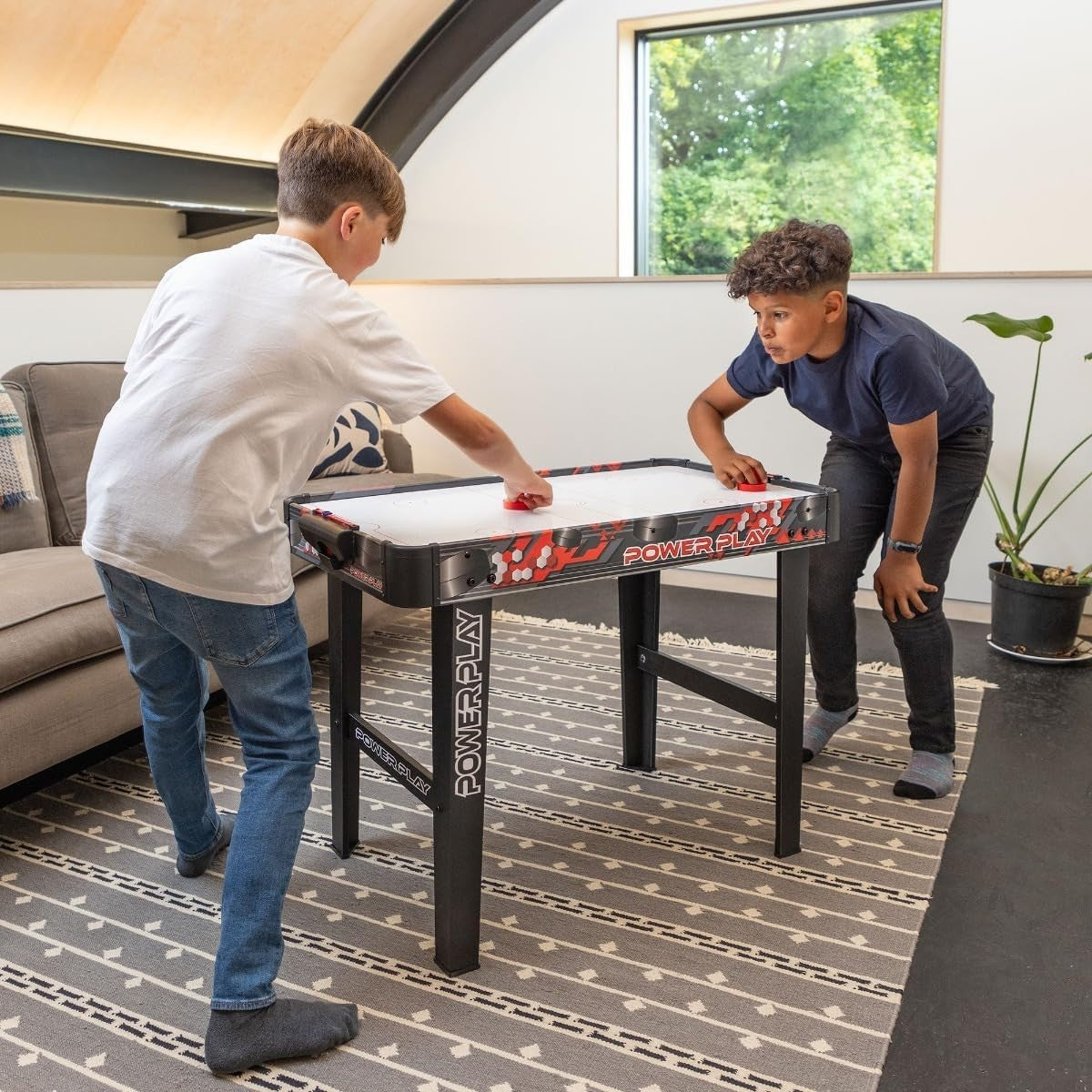3ft Air Hockey Table Mini Indoor Game Portable Kids Adults Fun