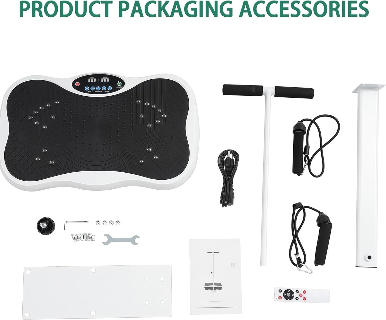 Full Body Vibration Plate Exercise Machine 120 Speeds LED Home Fitness