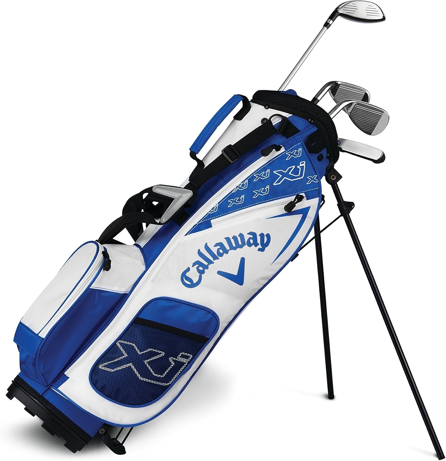 Left Hand Junior Golf Club Set Kids Fairway Iron Putter Lightweight Bag