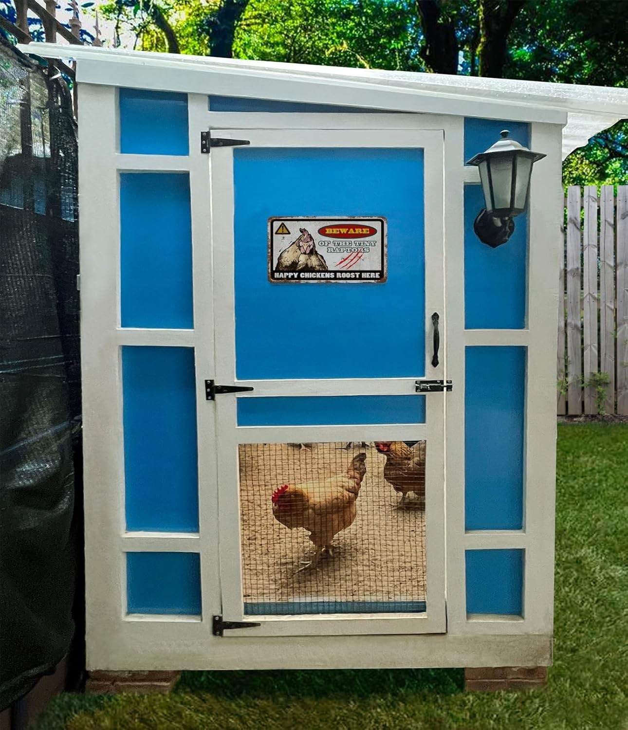 Automatic Chicken Feeder & Waterer Set 16lb 3 Gallon