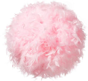Feather Lamp Shade 40cm Pink Ceiling Pendant Fluffy Lampshade Decor