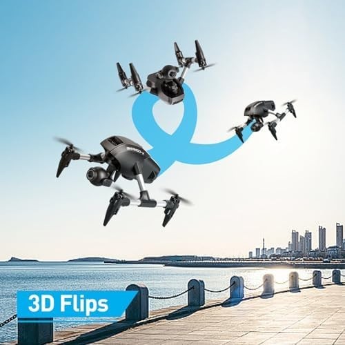 4DRC V42 Mini Drone 1080P Camera, 3D Flip, APP Control, Foldable Toy
