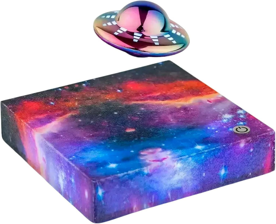 Levitating UFO Lamp, Magnetic Floating 360° Rotating RGB Night Light