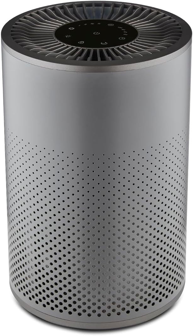 Quiet Desktop HEPA 13 Air Purifier for Allergies Sleep Mode Timer 14m²