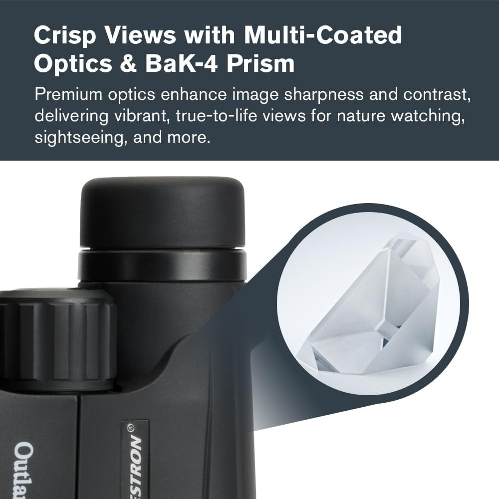 10x42 Binoculars HD Waterproof Fogproof Wide View Outdoor Travel Birdwatching
