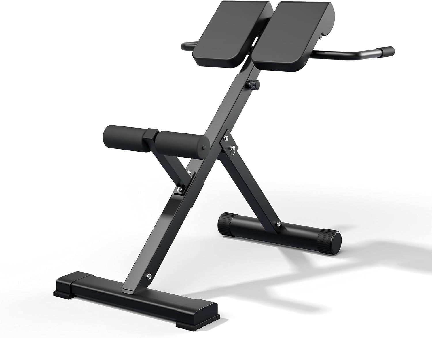 45° Hyperextension Roman Chair Foldable Sit-Up Bench for Glutes & Abs