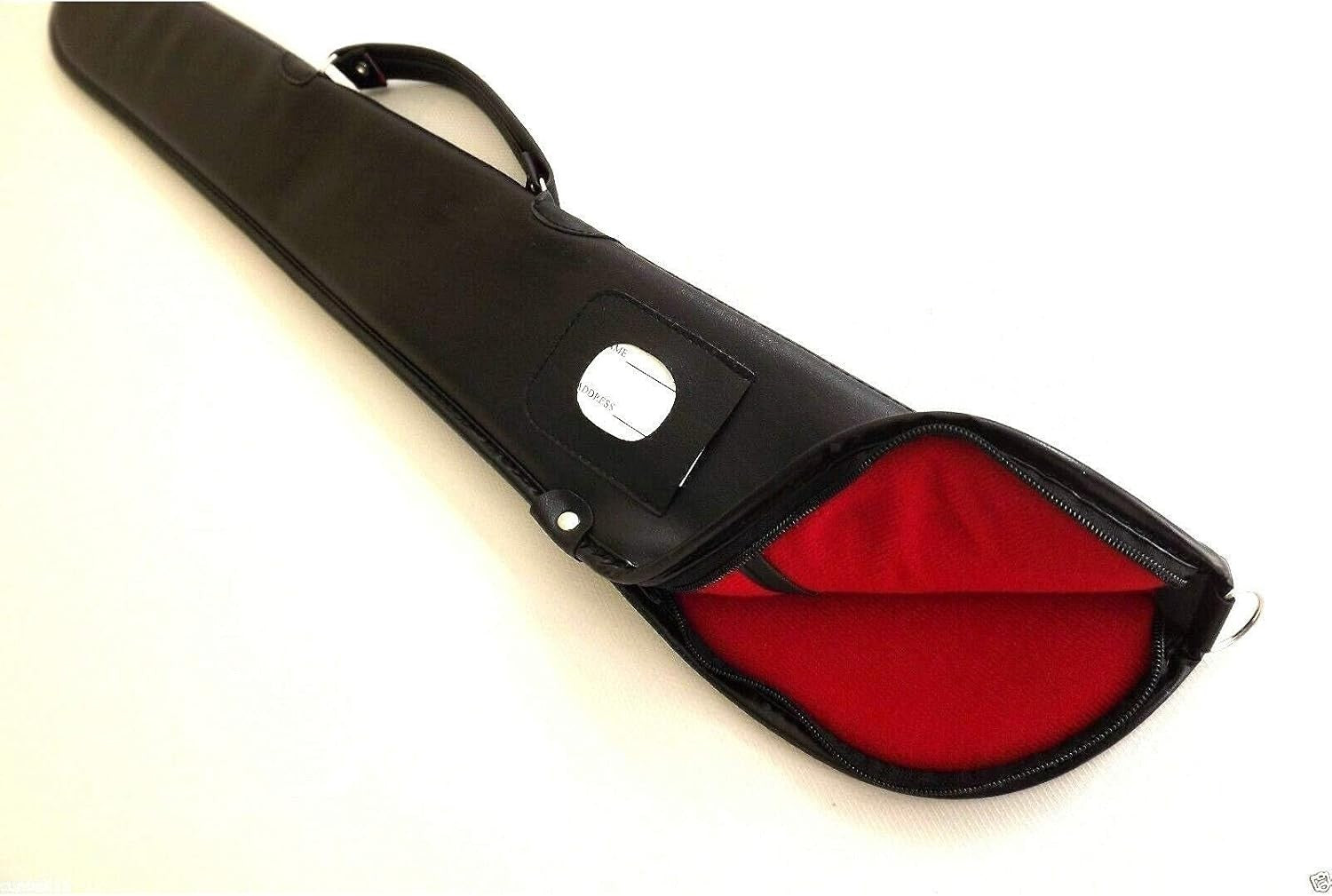 57" 2 Piece Pool Snooker Cue Brass Joint 11mm Tip Soft Case