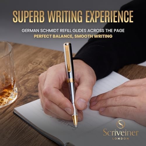 EDC Silver Gold Rollerball Pen Medium Pocket Pen Luxury Model