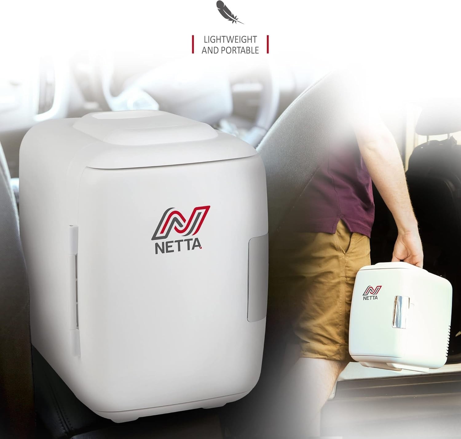 5L Mini Fridge Portable AC/DC Cooler Warmer Car Bedroom Skincare