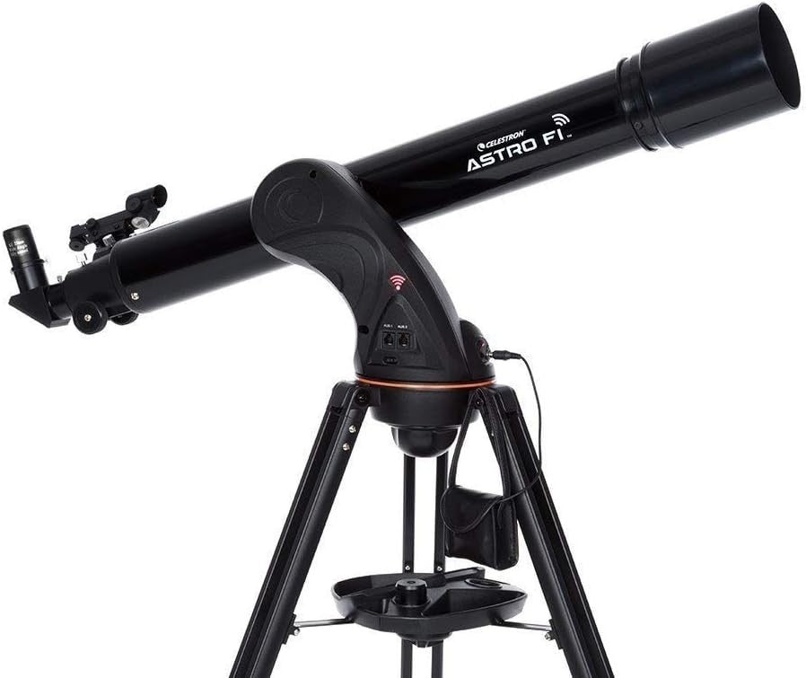 90mm Astro-Fi WiFi Refractor Telescope 150mm Lens Altazimuth Mount