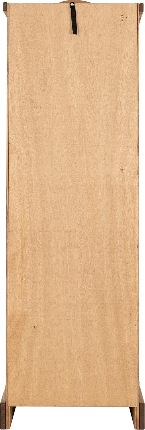 Rustic 1 Door Distressed Waxed Pine Wardrobe - Compact, Durable Storage