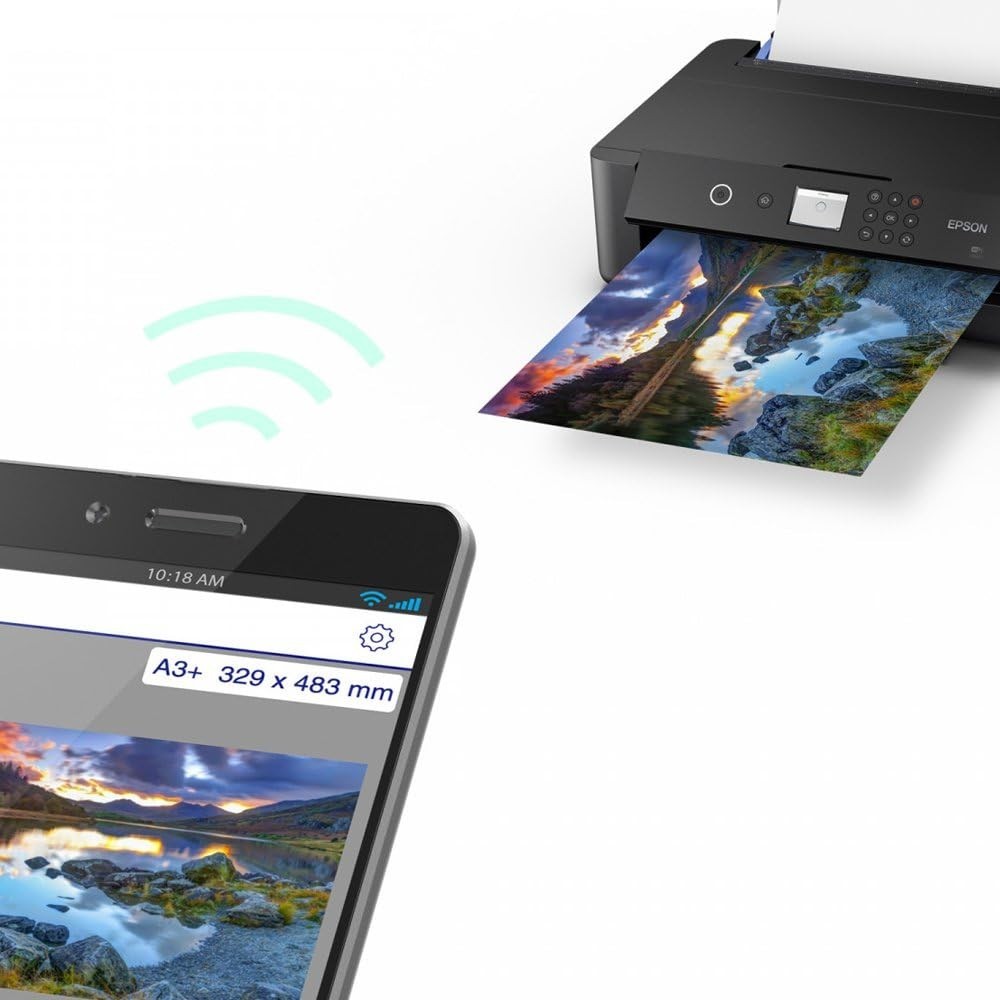 Grey A3+ Photo Inkjet Printer Wi-Fi Duplex CD/DVD Printing