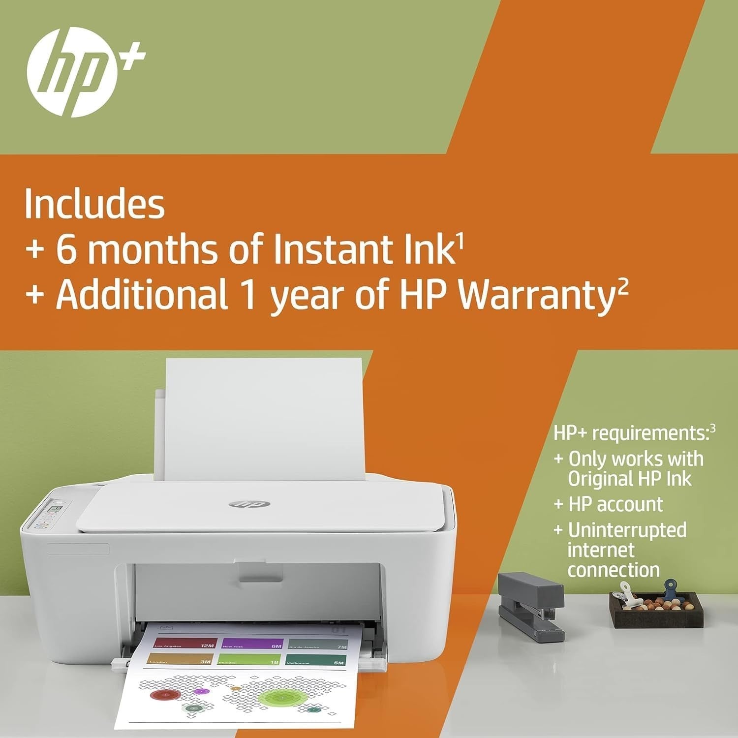 Wireless A4 Colour All-In-One Inkjet Printer Scanner White WiFi Home!!
