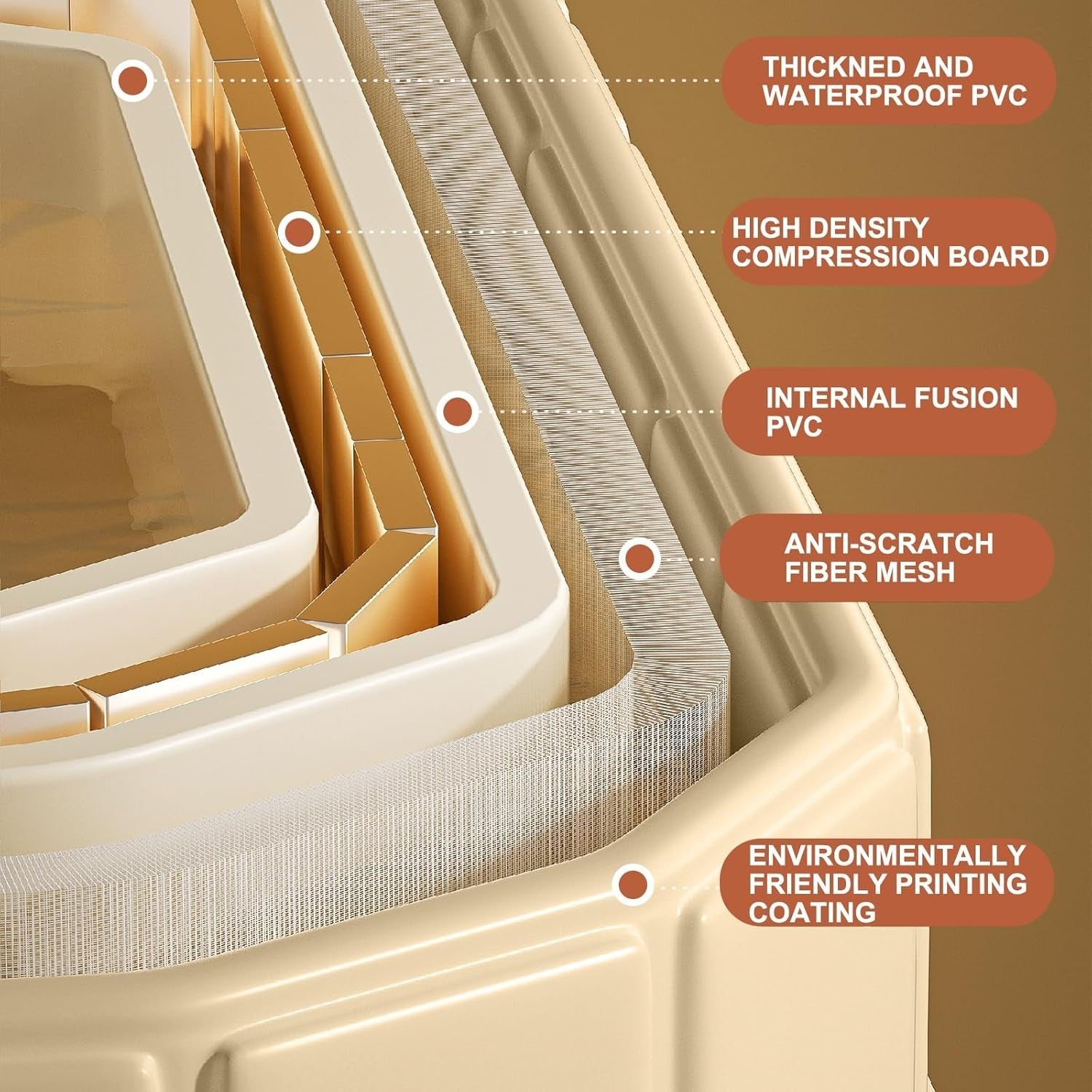 Foldable Adult Spa Bath Tub 1.5M Champagne Gold Portable Deep Soaking