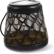 Solar Lantern for Garden, Creative Hollow Design Outdoor LED Light IP55