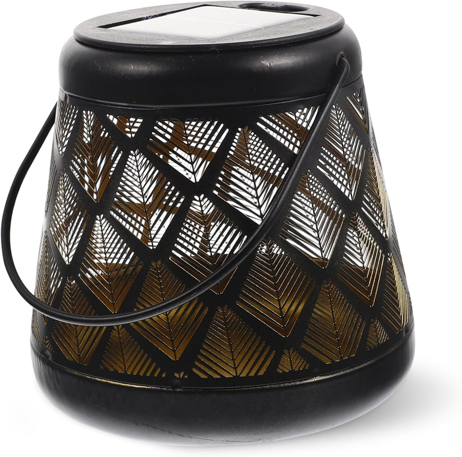 Solar Lantern for Garden, Creative Hollow Design Outdoor LED Light IP55