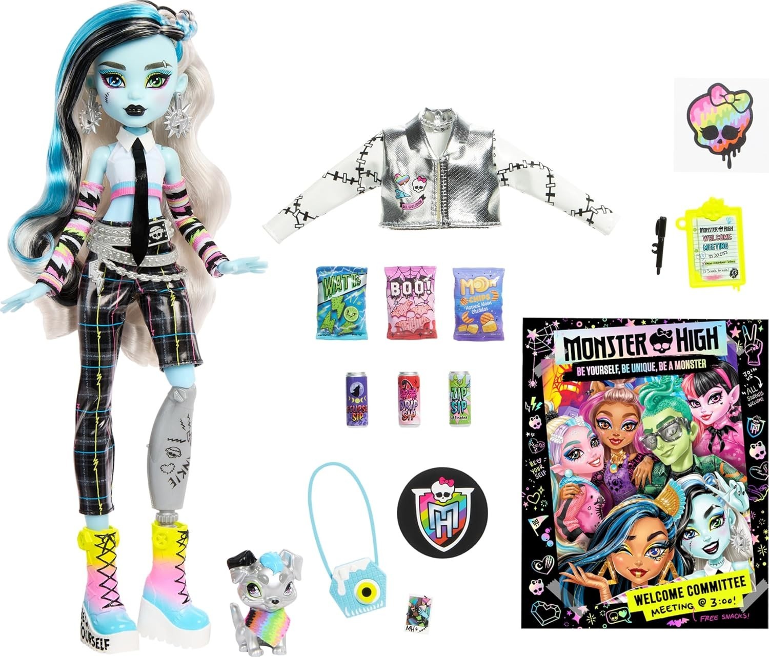 Articulated Fashion Doll Welcome Committee Set Pet Accessories Posters