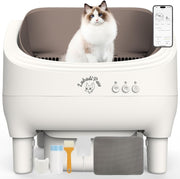 Self Cleaning Cat Litter Box Smart App Control 78L Odor Removal Auto