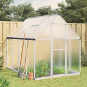 Aluminium Walk-In Greenhouse 224x169x195cm Polycarbonate Large Garden