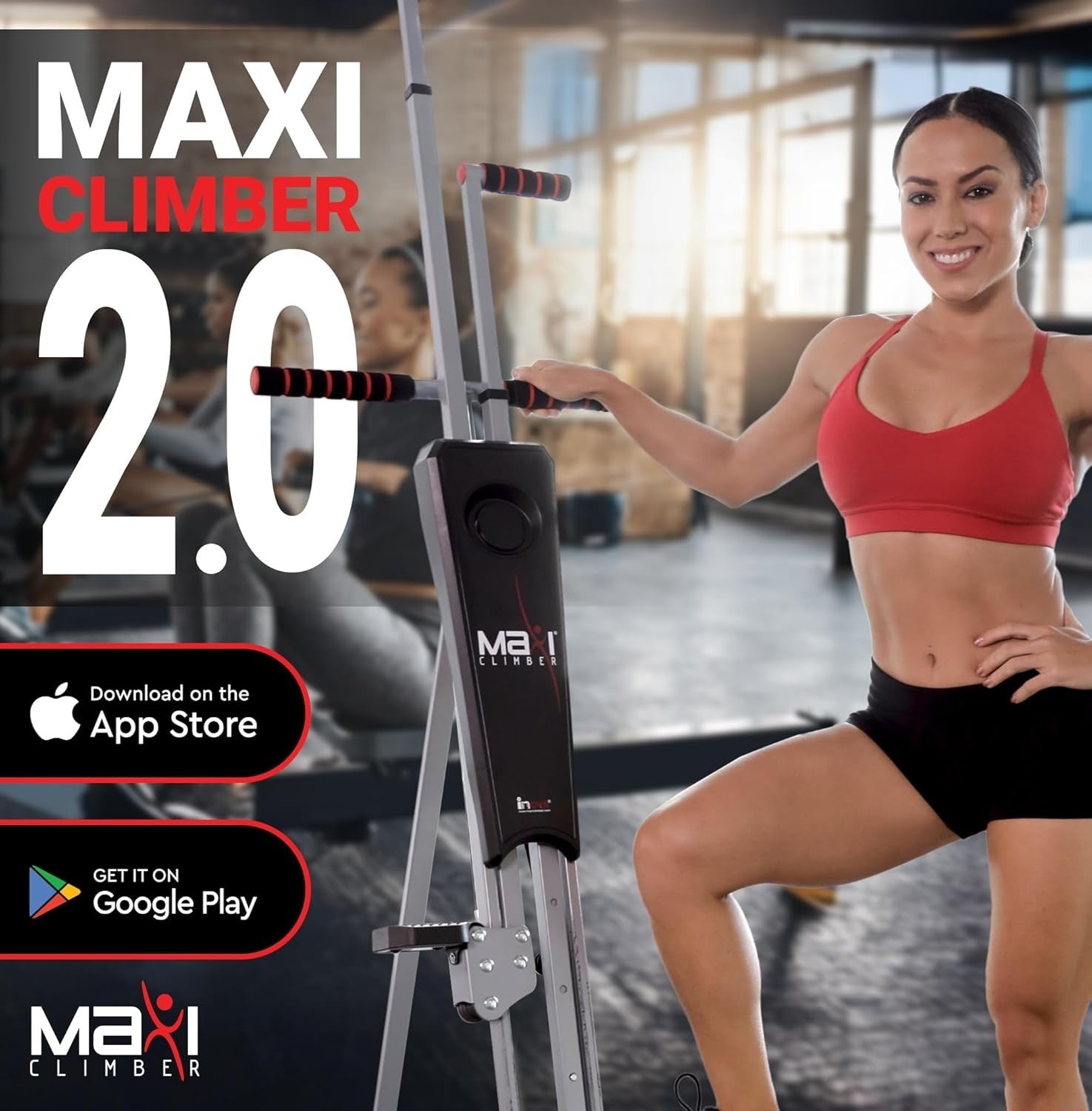 Foldable Vertical Climber Machine w/ Digital Counter, Height Adjust & Full-Body