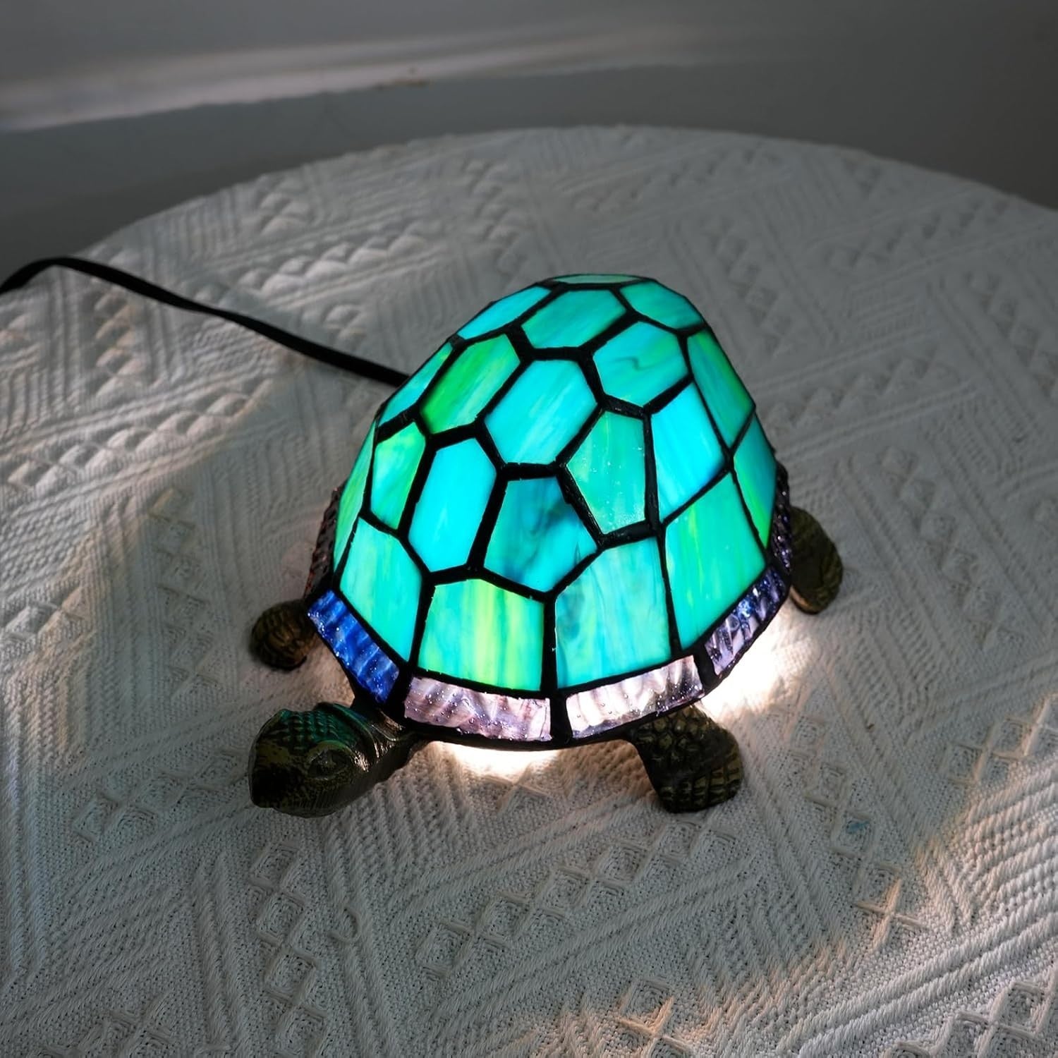 Turtle Table Lamp LED Night Light Kids Bedroom Decor Small Desk Light