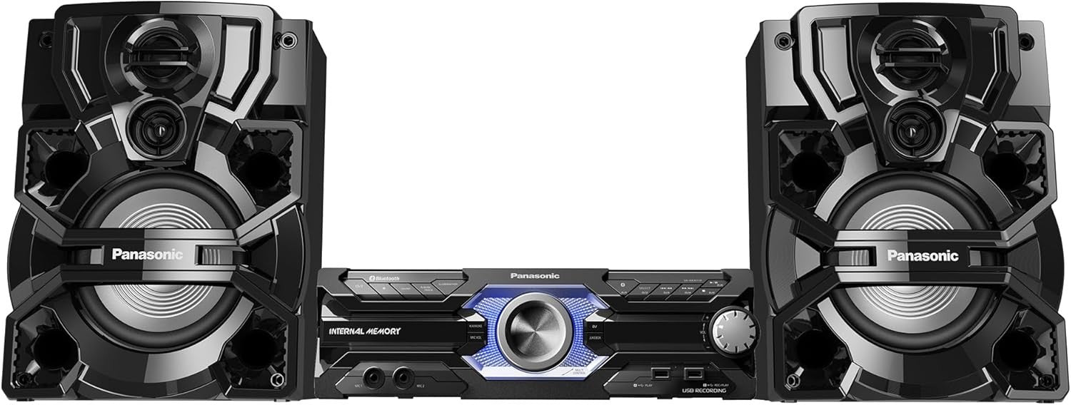 2000W Bluetooth Hi-Fi Speaker System Wireless Mega Bass Karaoke 3-Way Audio