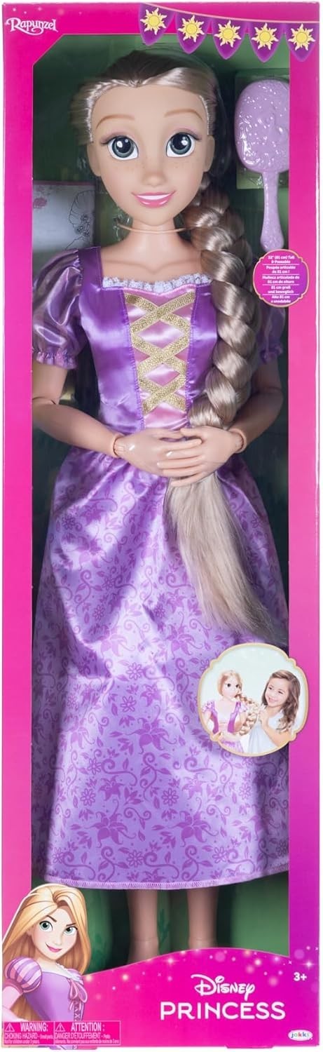 32in Princess Doll My Size Articulated Long Braided Hair Toy Gift