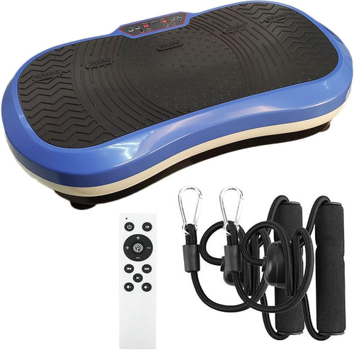 LCD Vibration Fitness Platform 9 Programs 99 Speeds Remote Bands