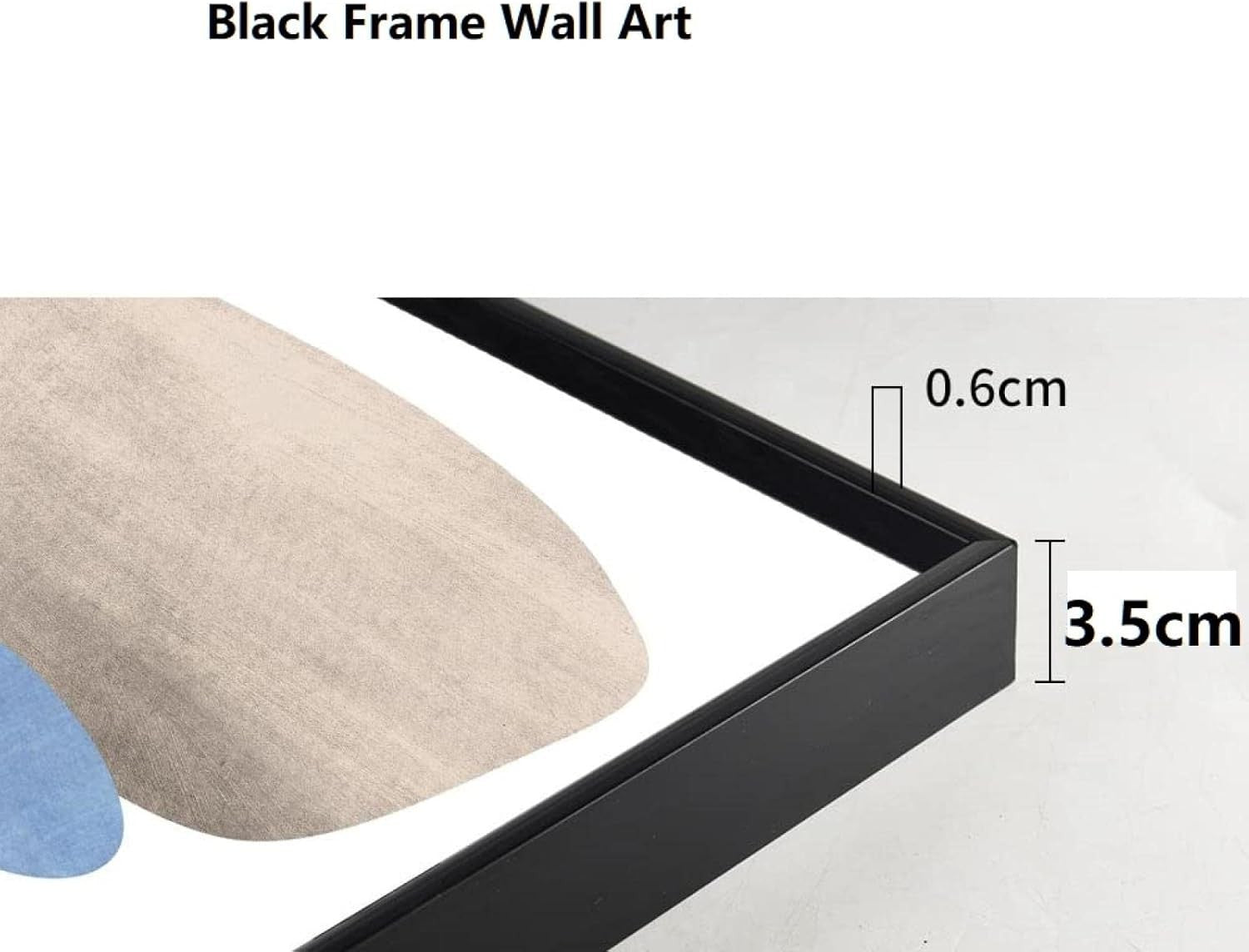 Jackson Pollock Abstract Canvas Wall Art 90x110cm Framed Modern Decor