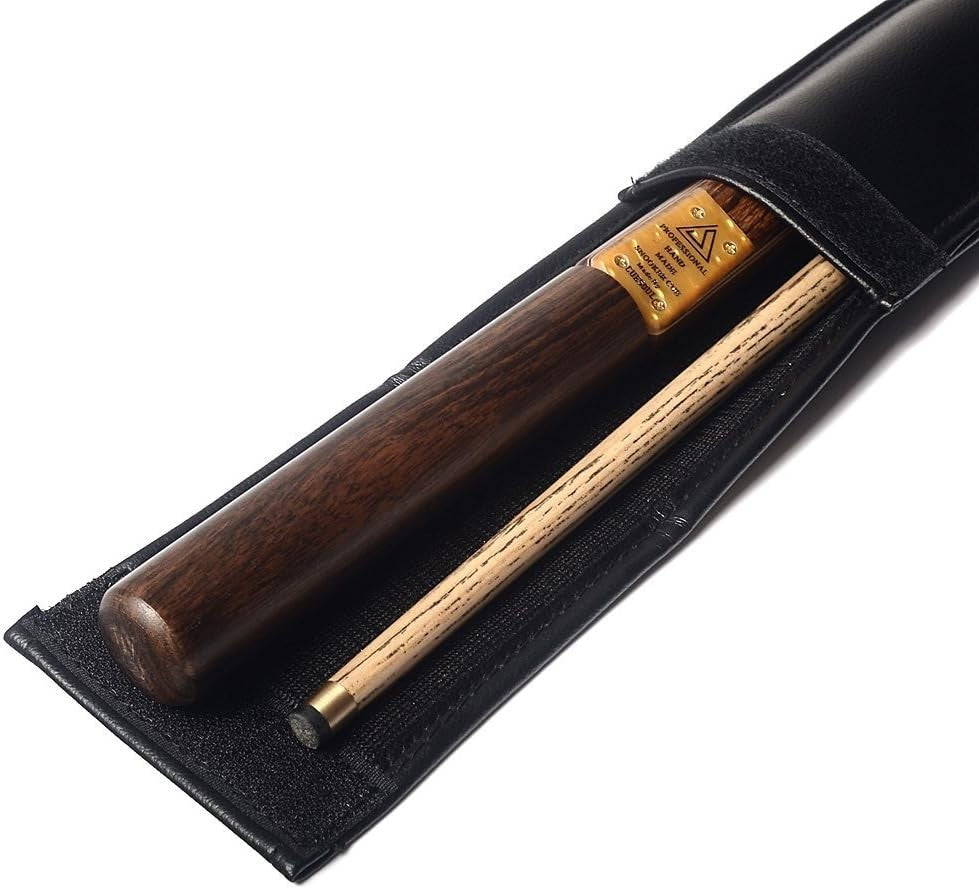 57in 3/4 Snooker Cue 18oz 9.5mm Tip Walnut Ash w Extensions