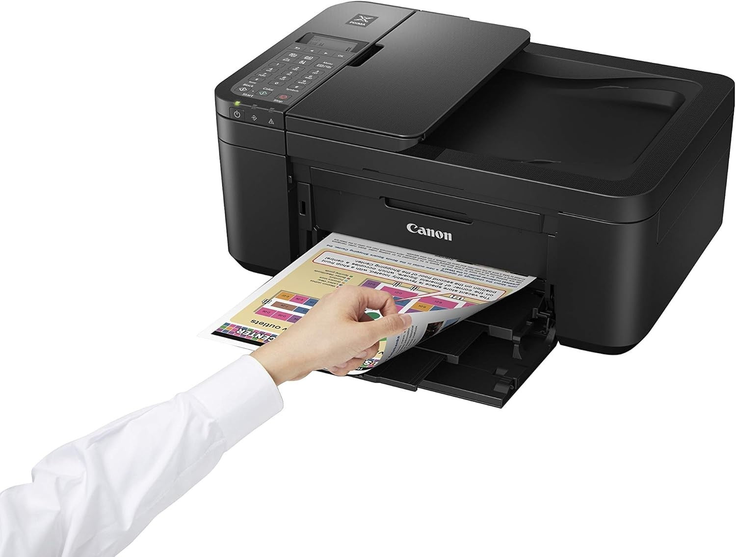 Compact Wi-Fi Colour Inkjet Printer A4 Copy Scan Duplex Home Office Wireless