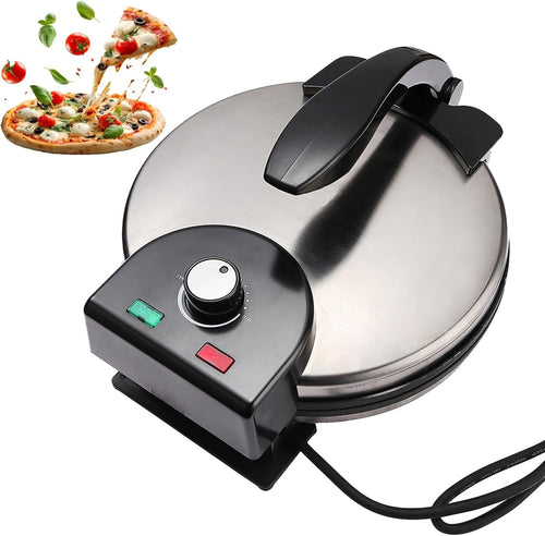 1200W Electric Pizza & Crepe Maker | Non-Stick Double-Sided Heating Press