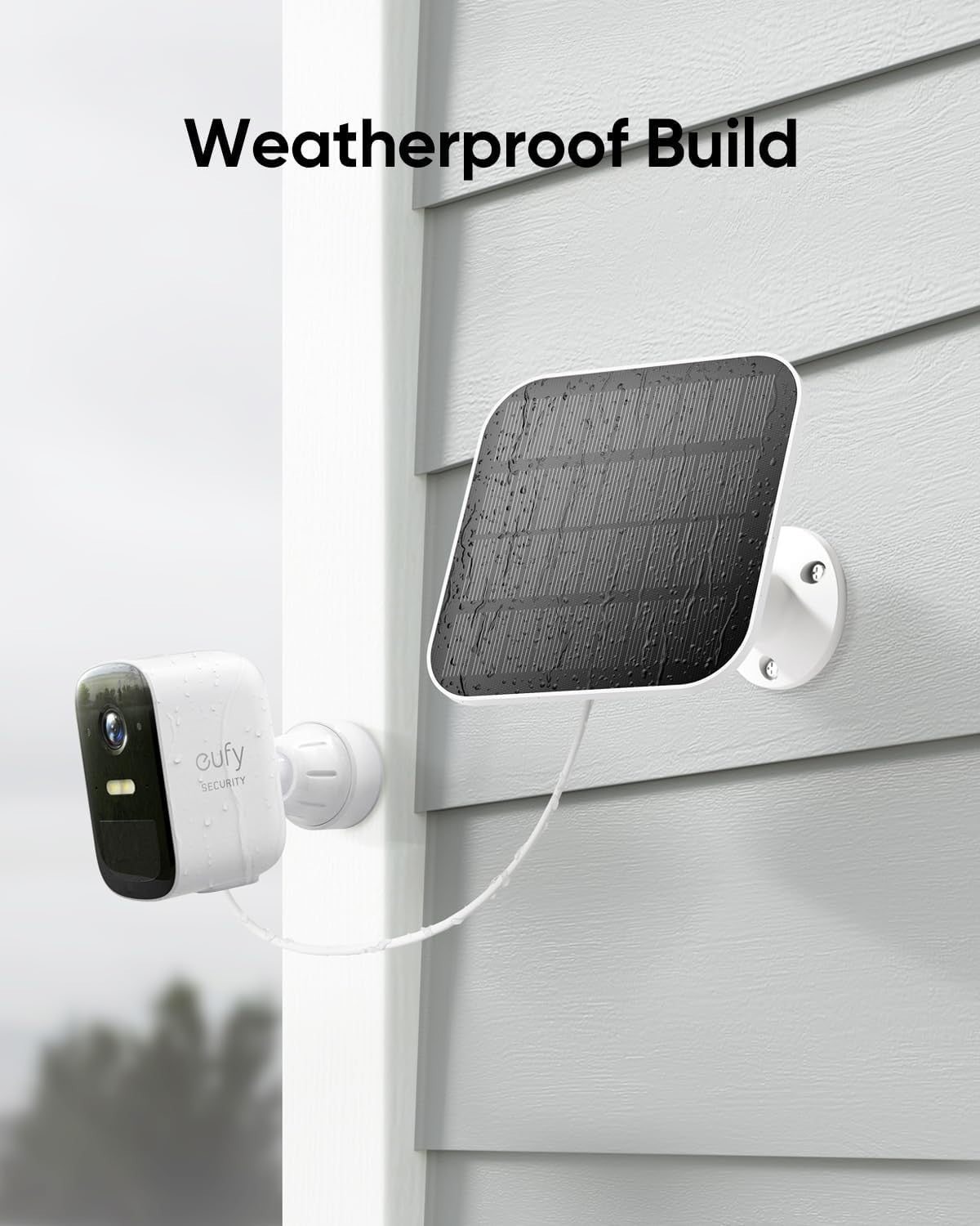 2K Solar Security Camera System Wireless 180 Day Battery No Fee