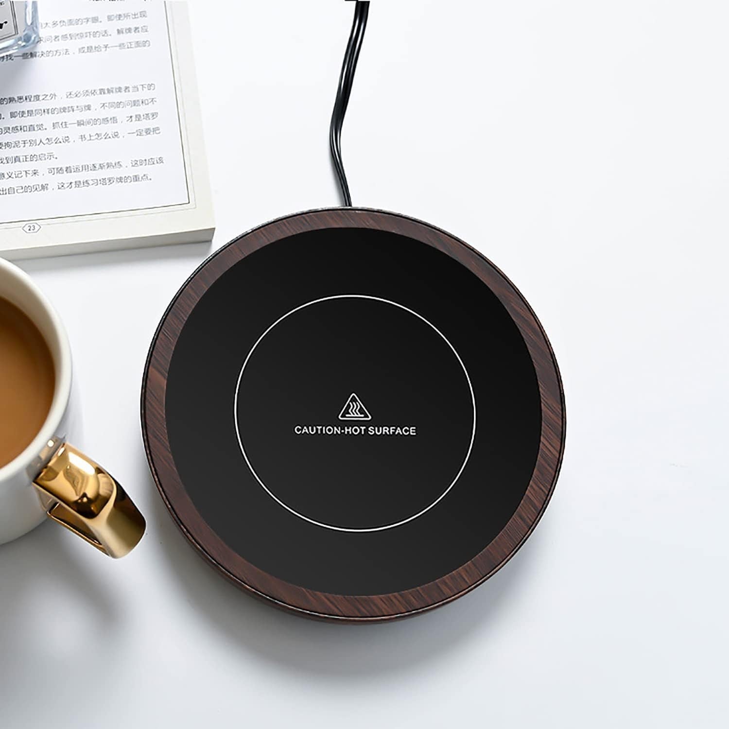 Coffee Mug Warmer 3 Temp Settings 4H Auto Shut Off Desk
