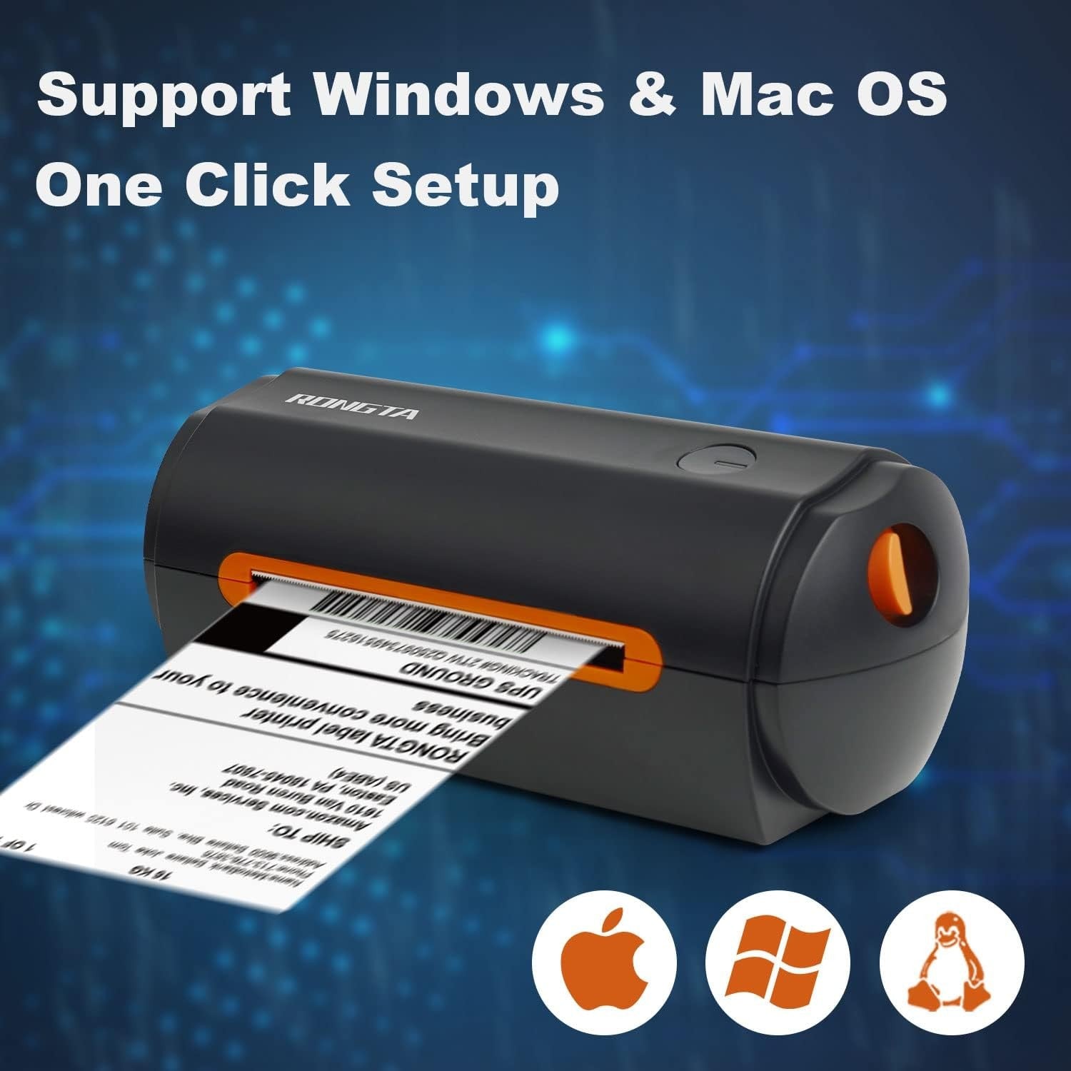 Thermal Label Printer 4x6 – USB Shipping Barcode Printer