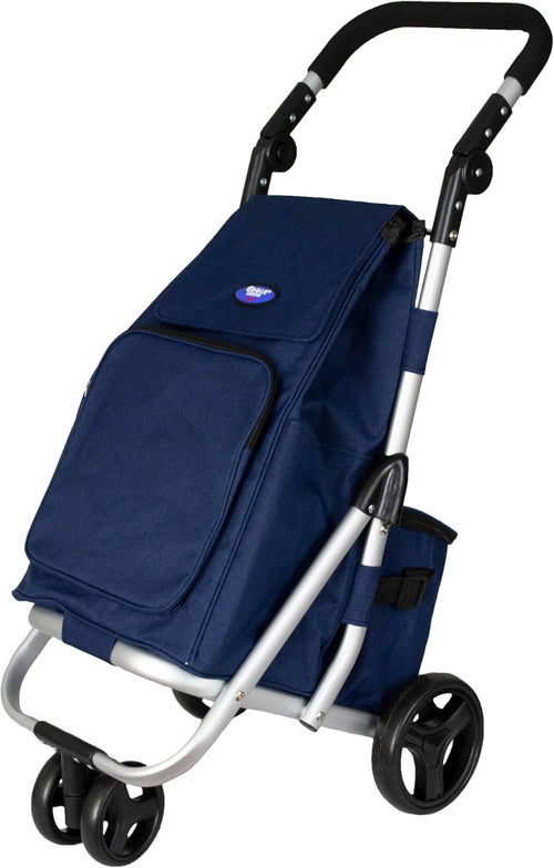 Aluminium Shopping Trolley Spinner Wheels Cool Bag Lightweight Foldable