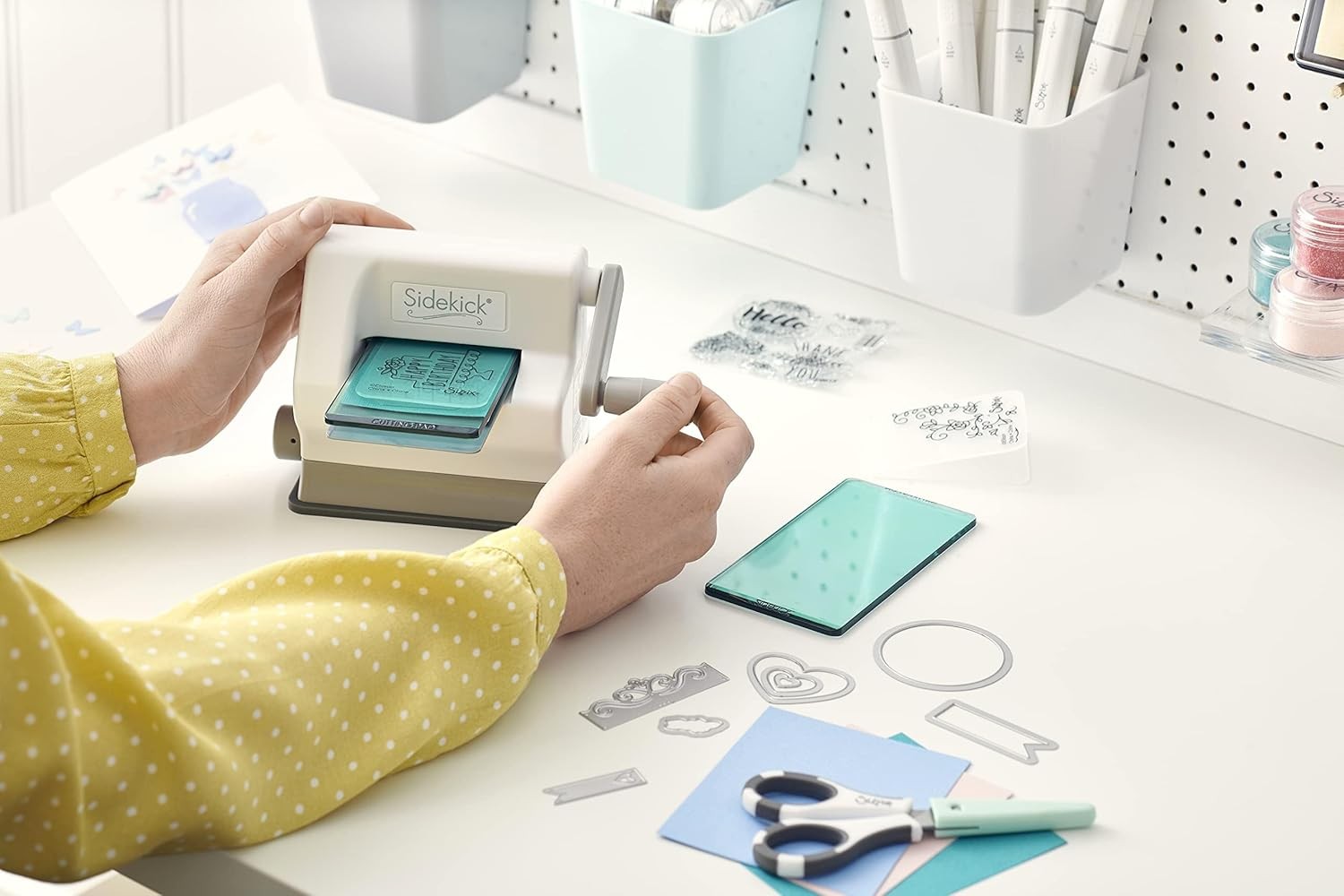 Mini Die Cutting Embossing Machine Starter Kit for Card Making Scrapbooking