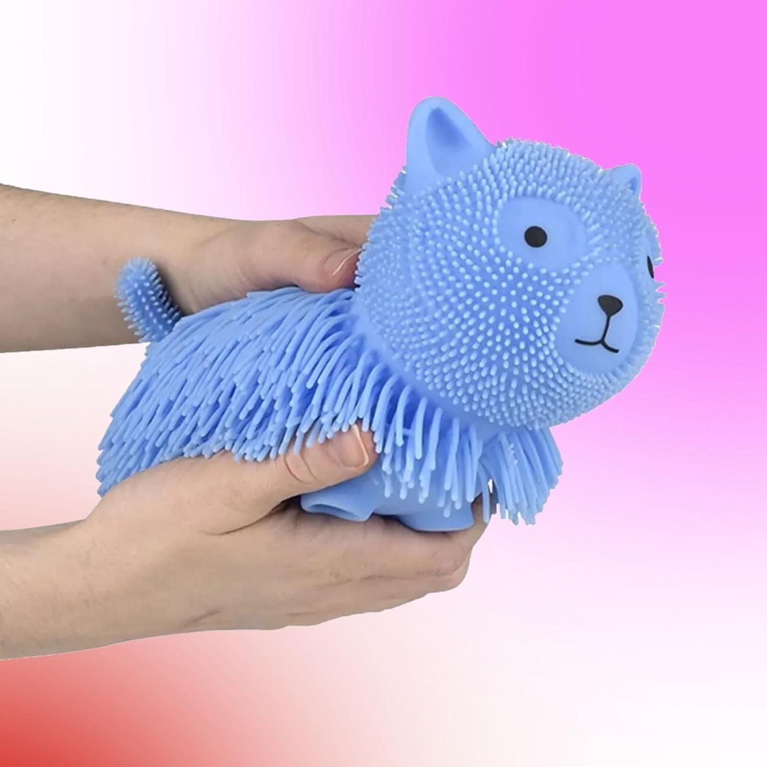 8pcs Light Up Cat Puffer Squishy Stress Relief Fidget Toys