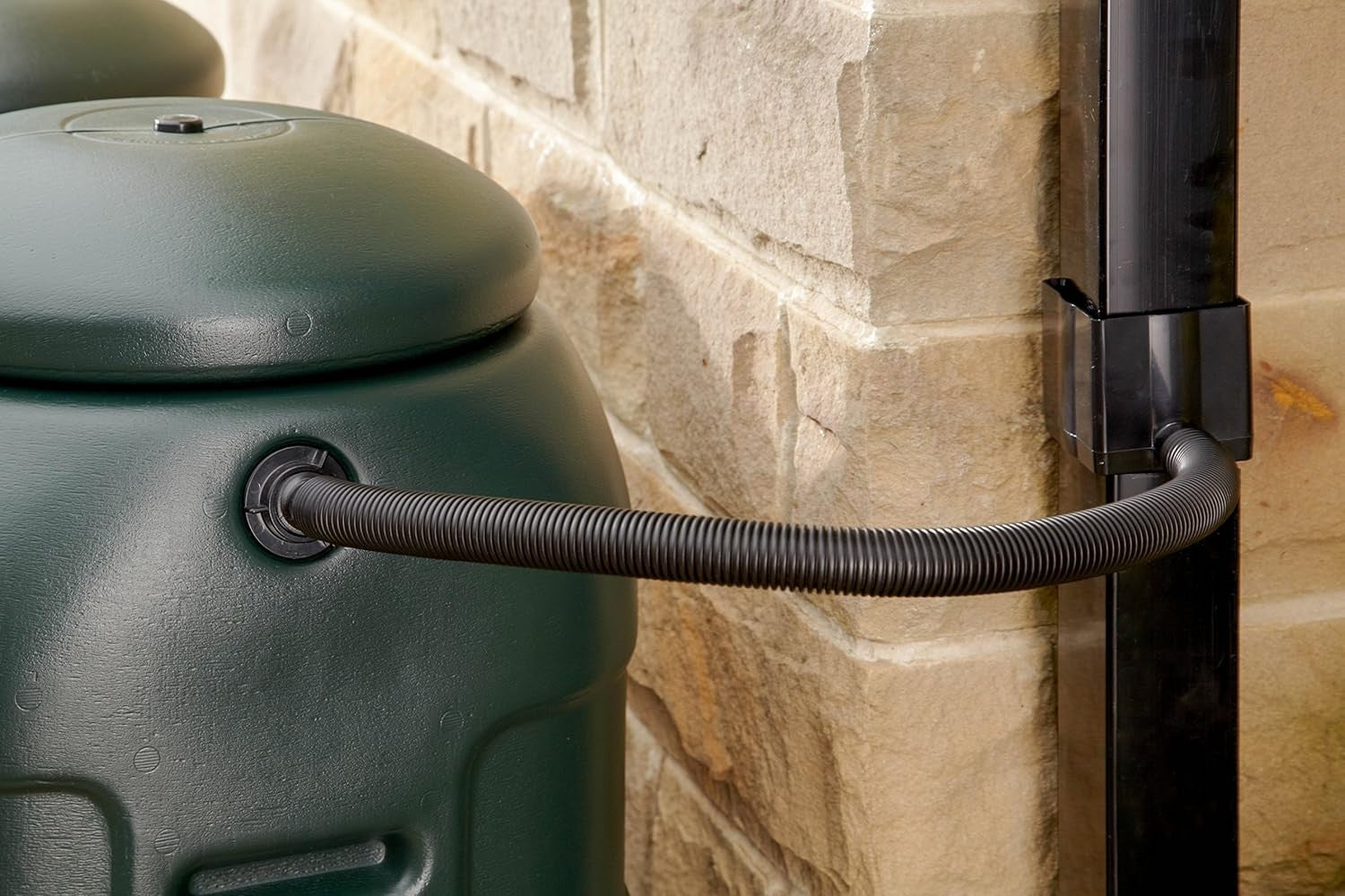 100L Mini Rainsaver Water Butt Kit With Stand, Tap & Diverter Rain Collector