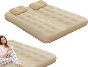 Inflatable Air Bed with Built-in Pump | Foldable Camping & Guest Mattress